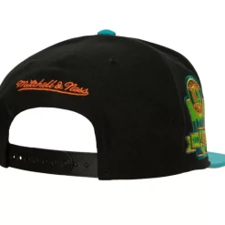 Headwear Mitchell & Ness -Citrus Cooler Snapback Coop Oakland Athletics