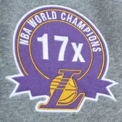 Apparel Mitchell & Ness Shorts-City Collection Fleece Pants Los Angeles Lakers