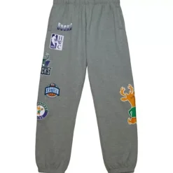 Apparel Mitchell & Ness Shorts-City Collection Fleece Pants Milwaukee Bucks