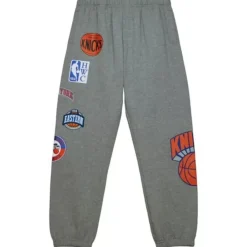 Apparel Mitchell & Ness Shorts-City Collection Fleece Pants New York Knicks