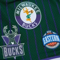 Apparel Mitchell & Ness Shorts-City Collection Mesh Shorts Milwaukee Bucks
