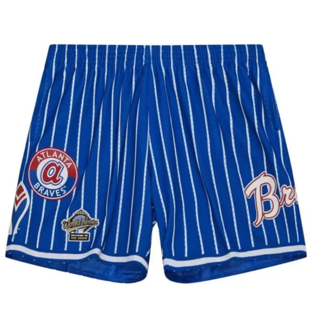 Apparel Mitchell & Ness Shorts-City Collection Mesh Shorts Atlanta Braves