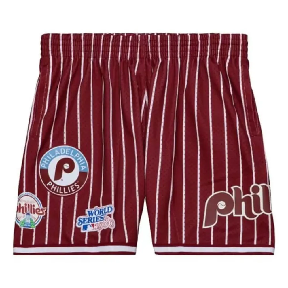 Apparel Mitchell & Ness Shorts-City Collection Mesh Shorts Philadelphia Phillies