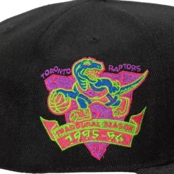 Headwear Mitchell & Ness -Color Bomb Fitted Hwc Toronto Raptors