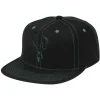 Headwear Mitchell & Ness -Contrast Stitch Snapback Milwaukee Bucks