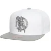 Headwear Mitchell & Ness -Cool Gray 7 Snapback Boston Celtics