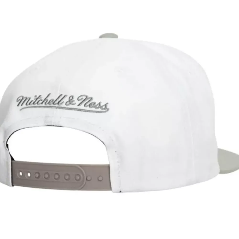 Headwear Mitchell & Ness -Cool Gray 7 Snapback Brooklyn Nets