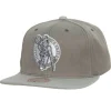 Headwear Mitchell & Ness -Cool Grey Snapback Boston Celtics