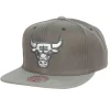 Headwear Mitchell & Ness -Cool Grey Snapback Chicago Bulls