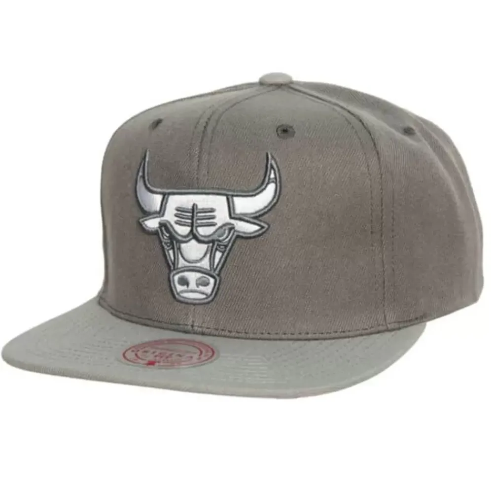Headwear Mitchell & Ness -Cool Grey Snapback Chicago Bulls
