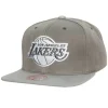 Headwear Mitchell & Ness -Cool Grey Snapback Los Angeles Lakers