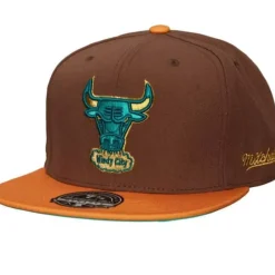Headwear Mitchell & Ness -Copper Top Fitted Hwc Chicago Bulls