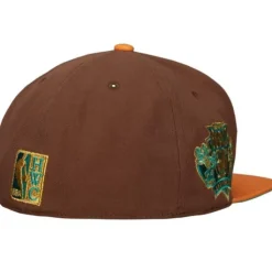 Headwear Mitchell & Ness -Copper Top Fitted Hwc Milwaukee Bucks