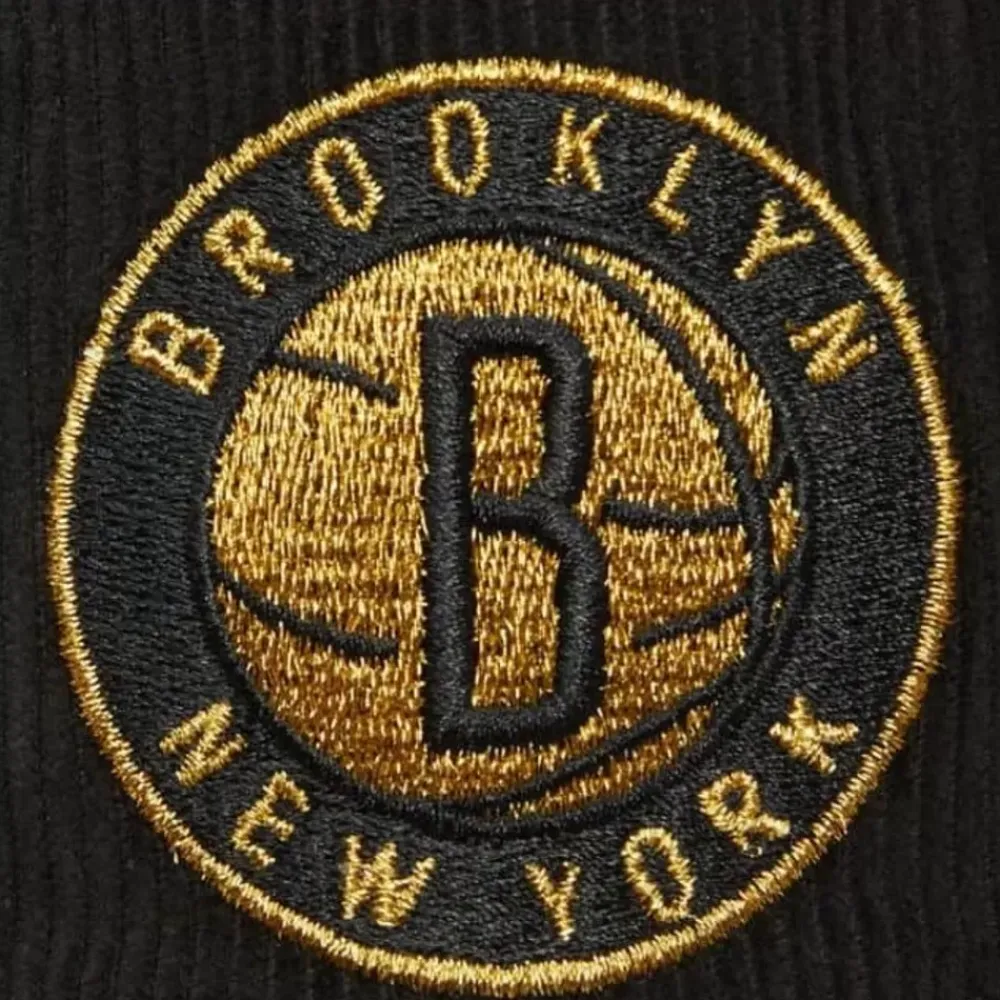 Headwear Mitchell & Ness -Cord Script Snapback Brooklyn Nets