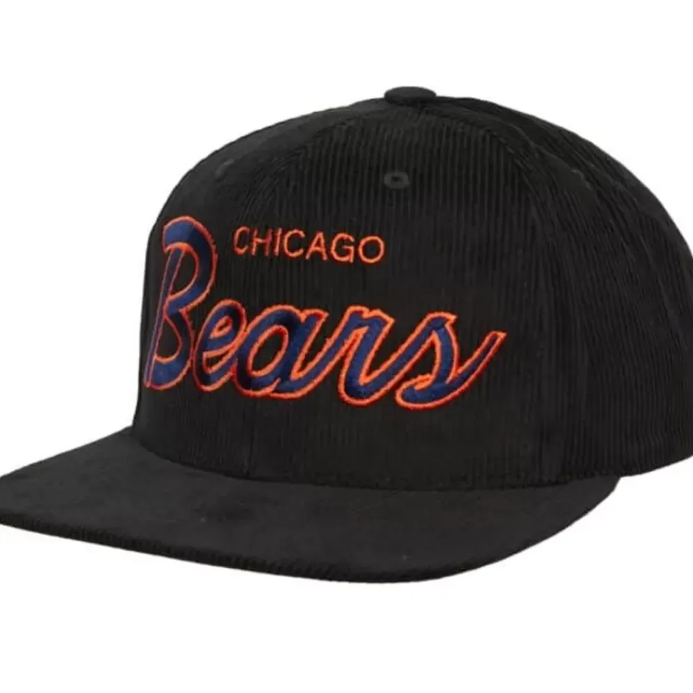 Headwear Mitchell & Ness -Cord Script Snapback Chicago Bears