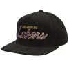 Headwear Mitchell & Ness -Cord Script Snapback Hwc Los Angeles Lakers
