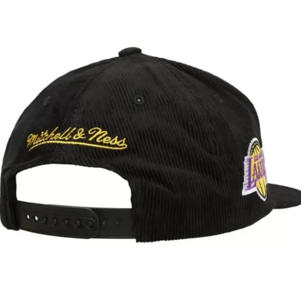 Headwear Mitchell & Ness -Cord Script Snapback Hwc Los Angeles Lakers