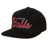 Headwear Mitchell & Ness -Cord Script Snapback Hwc Chicago Bulls