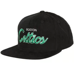 Headwear Mitchell & Ness -Cord Script Snapback Hwc Boston Celtics