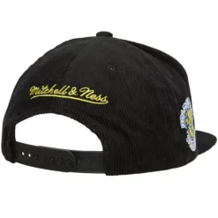 Headwear Mitchell & Ness -Cord Script Snapback Hwc Golden State Warriors