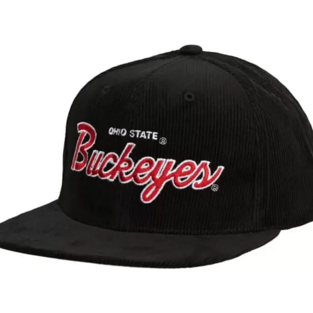 Headwear Mitchell & Ness -Cord Script Snapback Ohio State