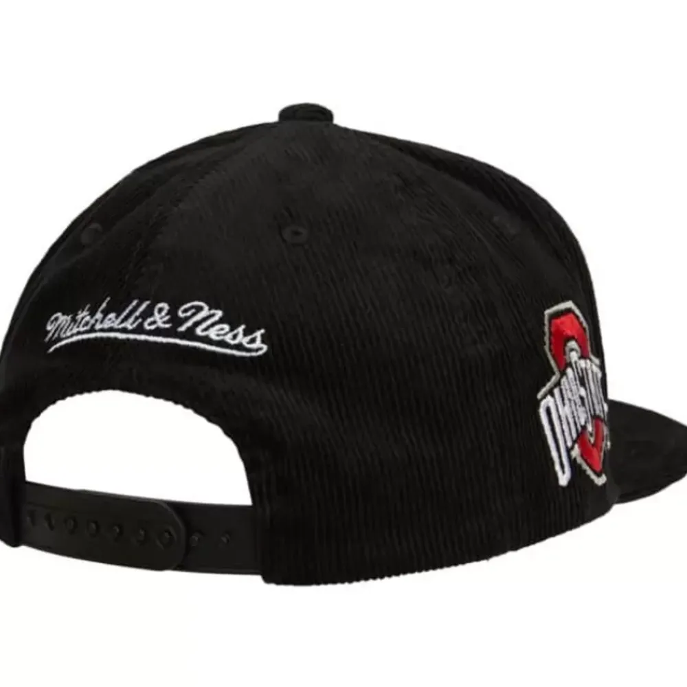 Headwear Mitchell & Ness -Cord Script Snapback Ohio State