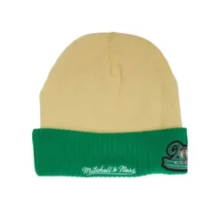 Headwear Mitchell & Ness -Cream Side Patch Knit Hwc Boston Celtics