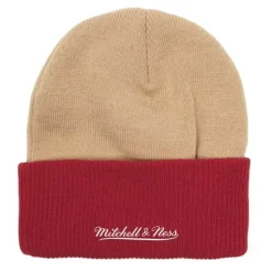 Headwear Mitchell & Ness -Cream Side Patch Knit Hwc Chicago Bulls