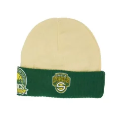 Headwear Mitchell & Ness -Cream Side Patch Knit Hwc Seattle Supersonics