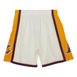 Apparel Mitchell & Ness Shorts-Cream Swingman Shorts Los Angeles Lakers 2009