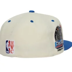 Headwear Mitchell & Ness -Cream Team Fitted Hwc Hat New York Knicks