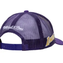 Headwear Mitchell & Ness -Cream Trucker Hwc Snapback Los Angeles Lakers