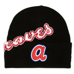 Headwear Mitchell & Ness -Cricket Knit Coop Atlanta Braves