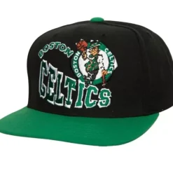 Headwear Mitchell & Ness -Crooked Path Snapback Boston Celtics