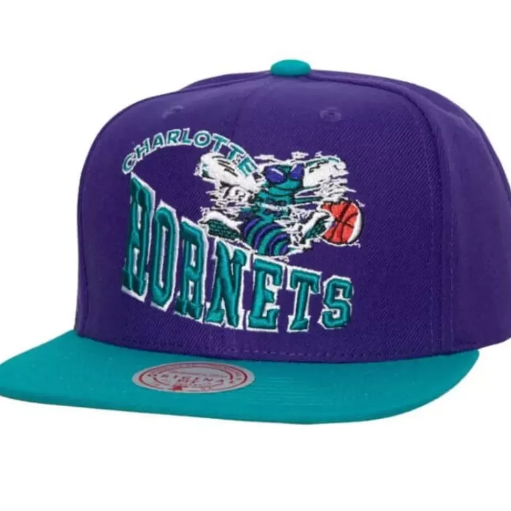 Headwear Mitchell & Ness -Crooked Path Snapback Hwc Charlotte Hornets