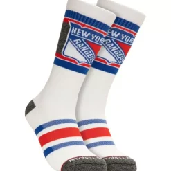Apparel Mitchell & Ness Accessories-Cross Bar Crew Socks New York Rangers