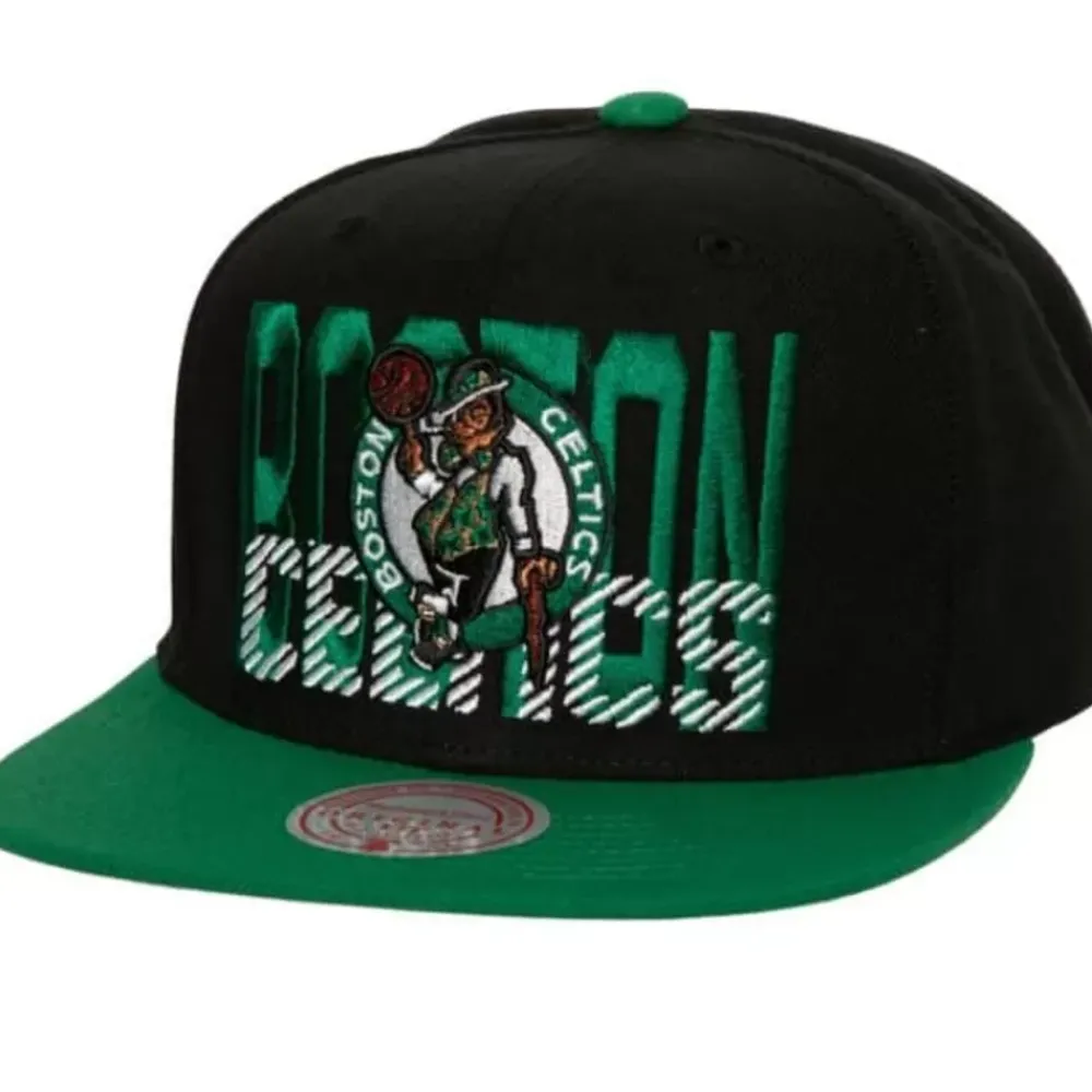 Headwear Mitchell & Ness -Cross Check Snapback Boston Celtics