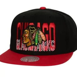 Headwear Mitchell & Ness -Cross Check Snapback Chicago Blackhawks