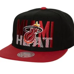 Headwear Mitchell & Ness -Cross Check Snapback Hwc Miami Heat
