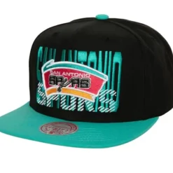 Headwear Mitchell & Ness -Cross Check Snapback Hwc San Antonio Spurs