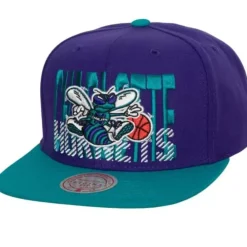 Headwear Mitchell & Ness -Cross Check Snapback Hwc Charlotte Hornets