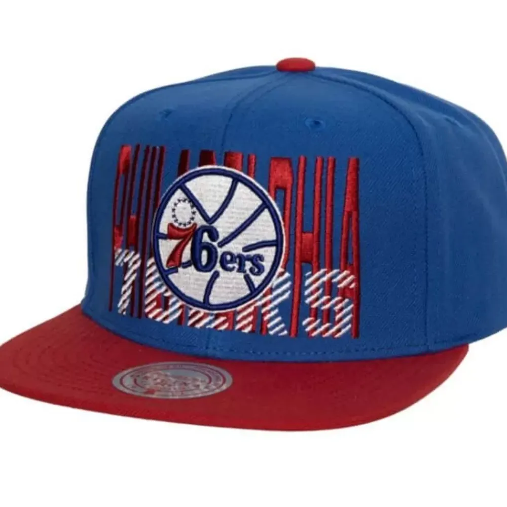 Headwear Mitchell & Ness -Cross Check Snapback Hwc Philadelphia 76Ers