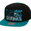 Headwear Mitchell & Ness -Cross Check Snapback San Jose Sharks