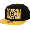 Headwear Mitchell & Ness -Cross Check Snapback Vintage Boston Bruins