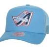 Headwear Mitchell & Ness -Curveball Trucker Coop Anaheim Angels