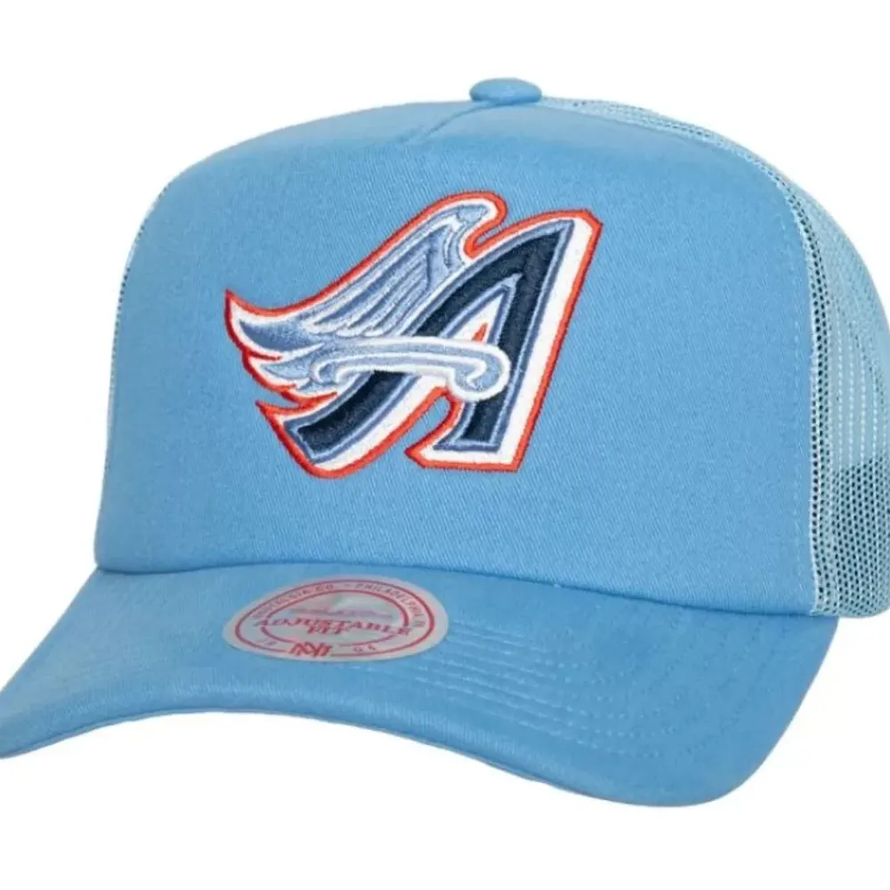 Headwear Mitchell & Ness -Curveball Trucker Coop Anaheim Angels
