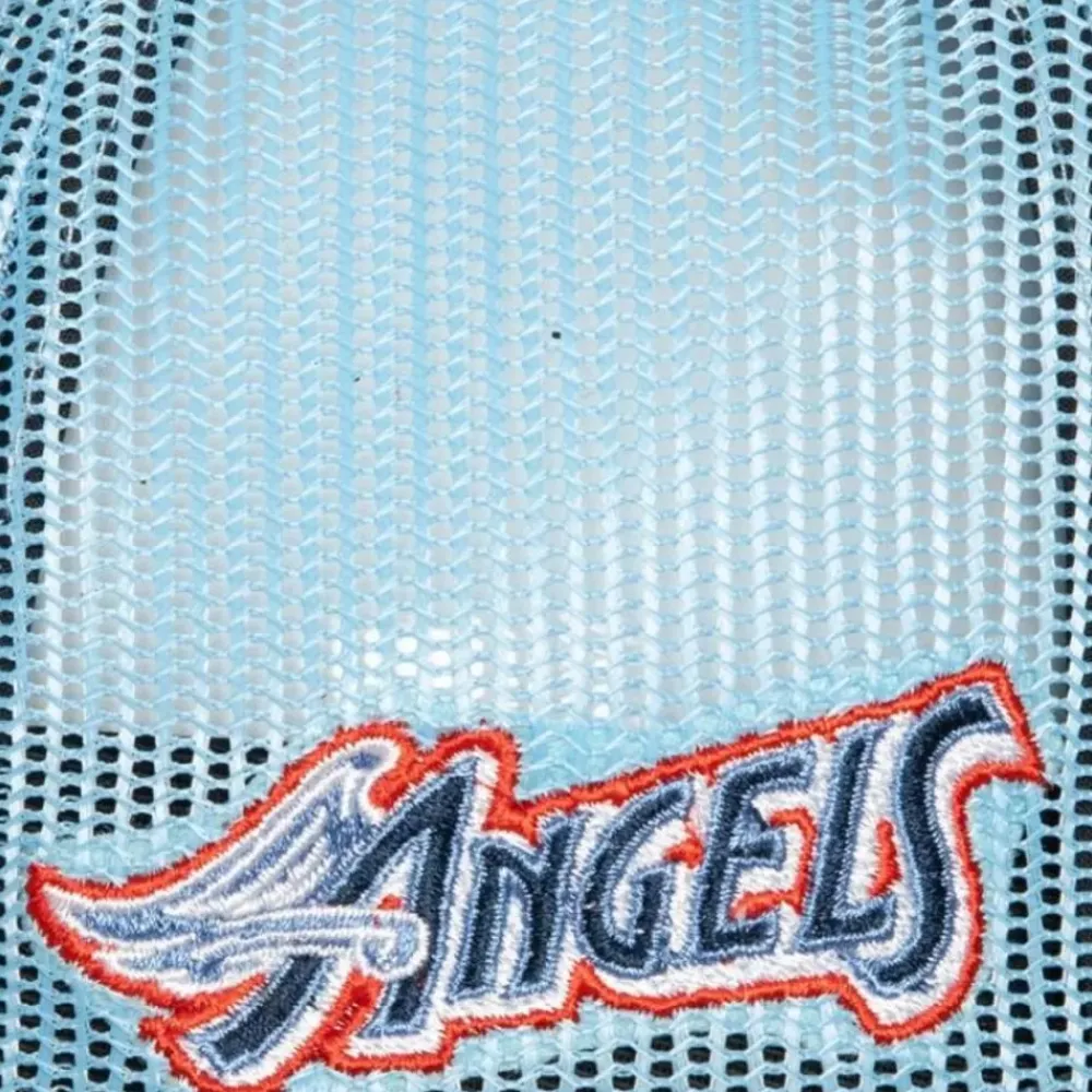 Headwear Mitchell & Ness -Curveball Trucker Coop Anaheim Angels