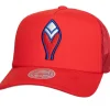 Headwear Mitchell & Ness -Curveball Trucker Coop Atlanta Braves