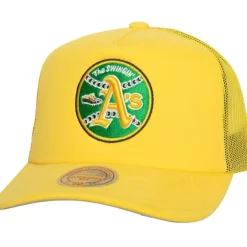 Headwear Mitchell & Ness -Curveball Trucker Coop Oakland Athletics