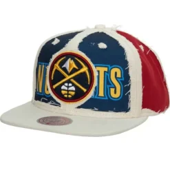 Headwear Mitchell & Ness -Cut Away Snapback Denver Nuggets